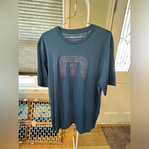Travis Mathew Logo Blue Tee